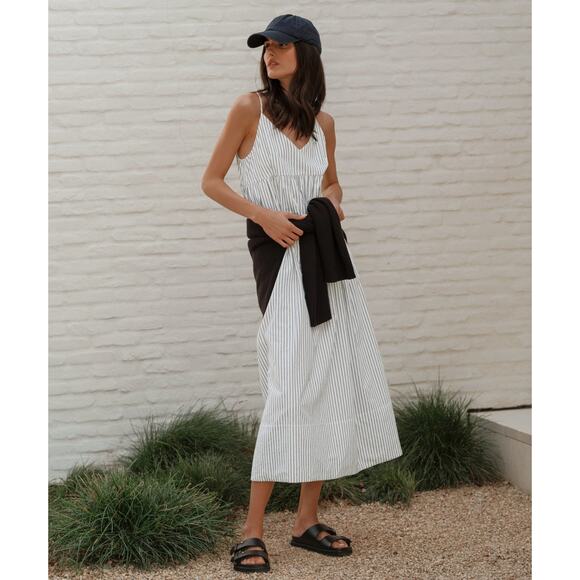 Jenni Kayne Cove Breezy Maxi Dress - XXS - Navy Stripe - Picture 4 of 4